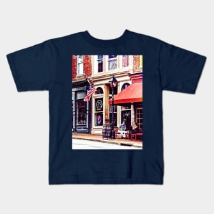 Fredericksburg VA - Outdoor Cafe Kids T-Shirt